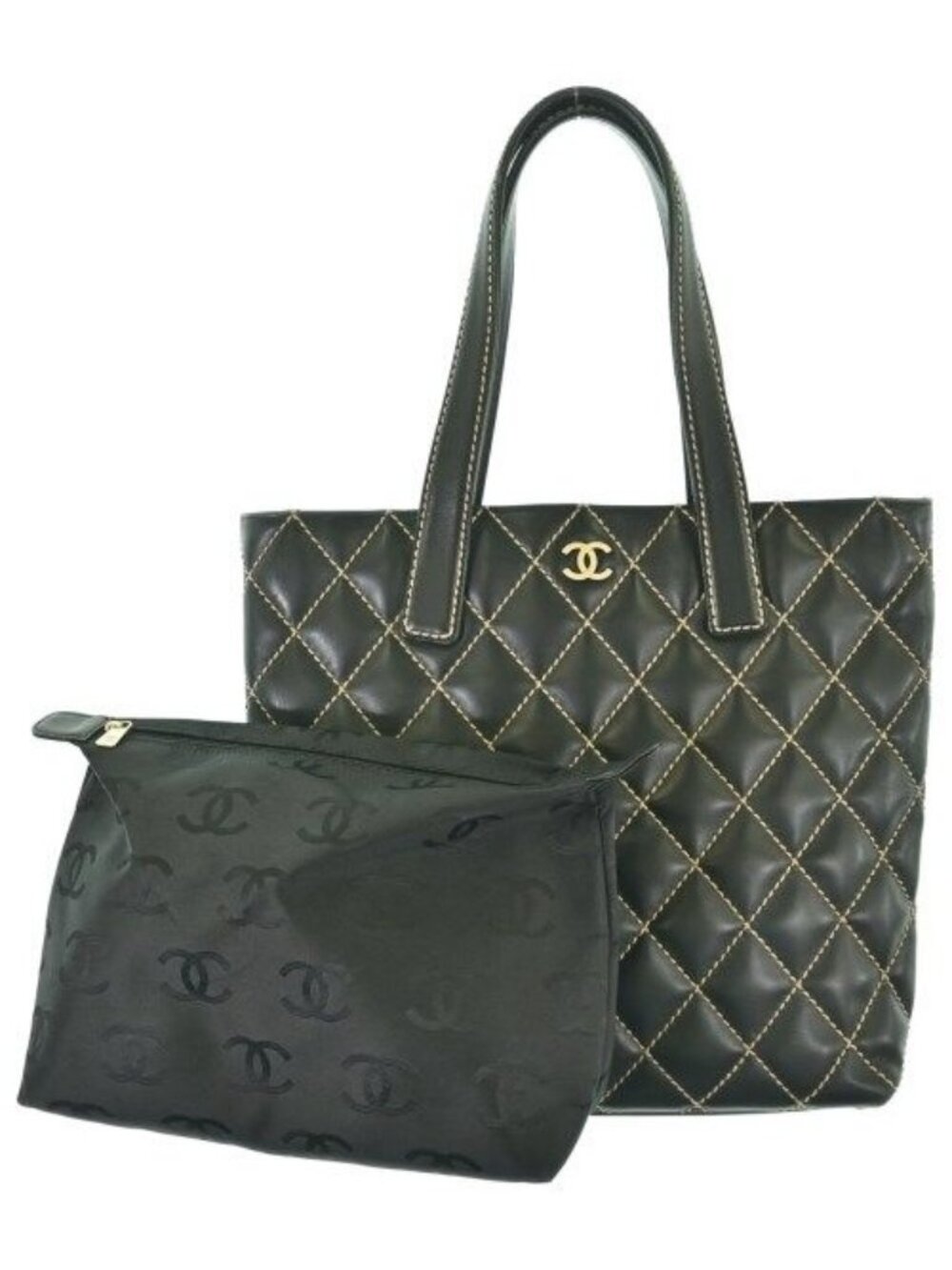Chanel Wild Stitch Tote Bag CC Logo